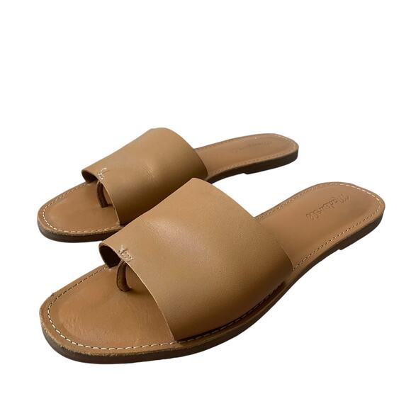 Madewell Tan Leather Flats - Picture 2 of 8